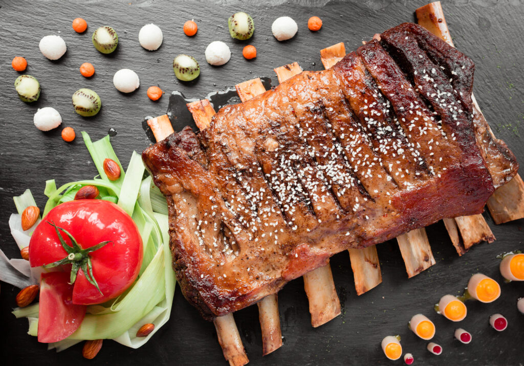 Zoete spareribs bbq