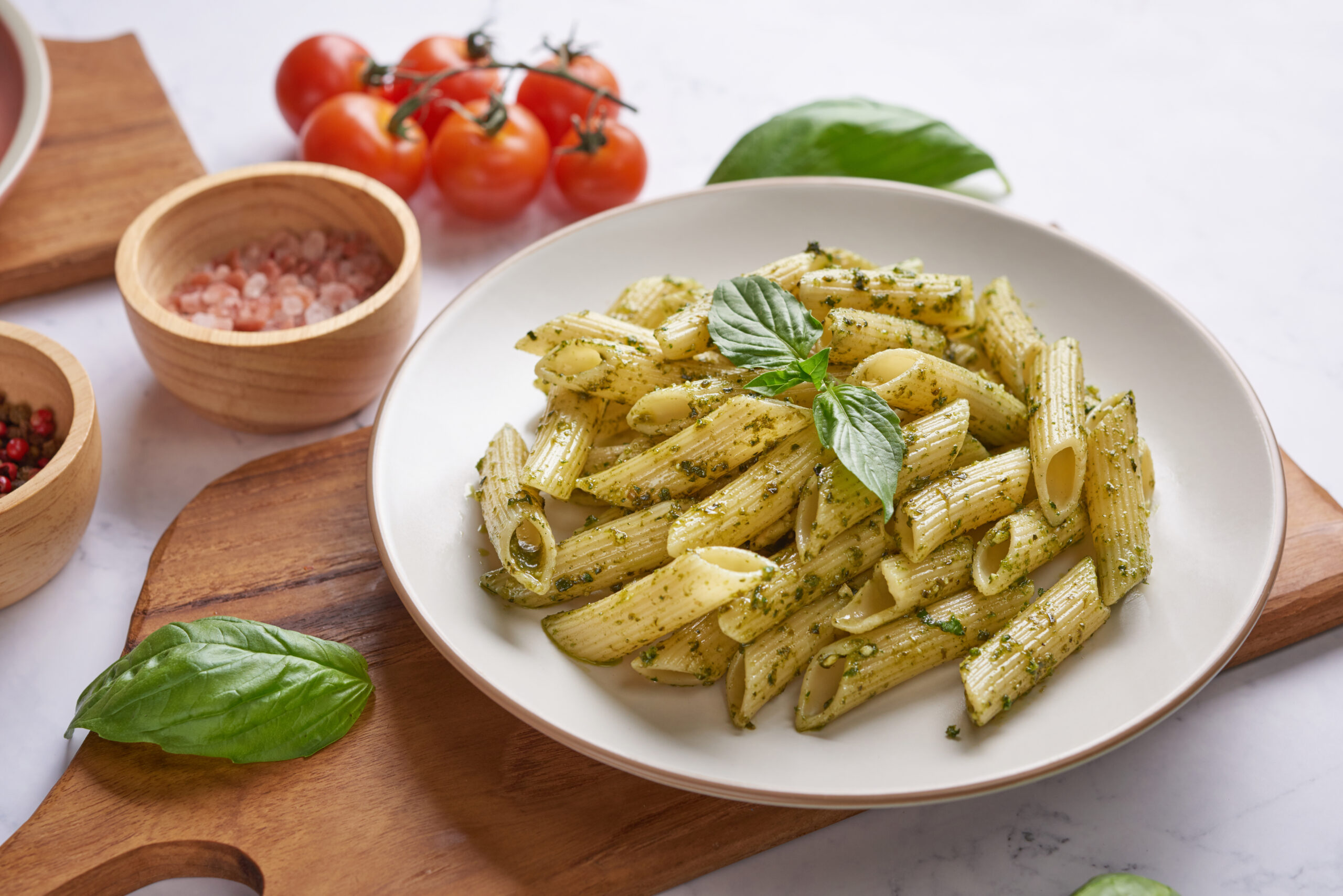 Pasta pesto recept