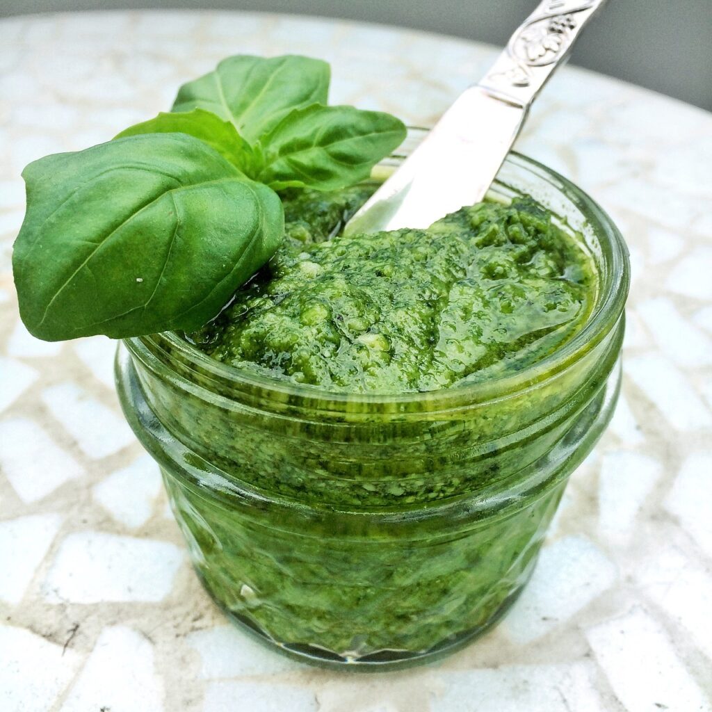 Zelfgemaakte Pesto