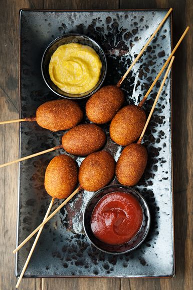 mini corn dogs