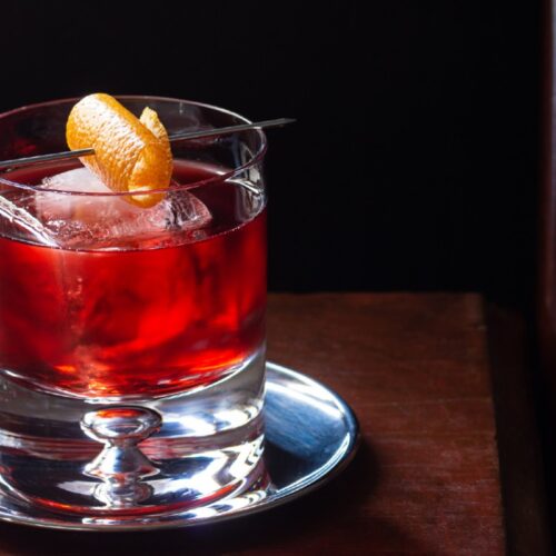 Martini rosso cocktail