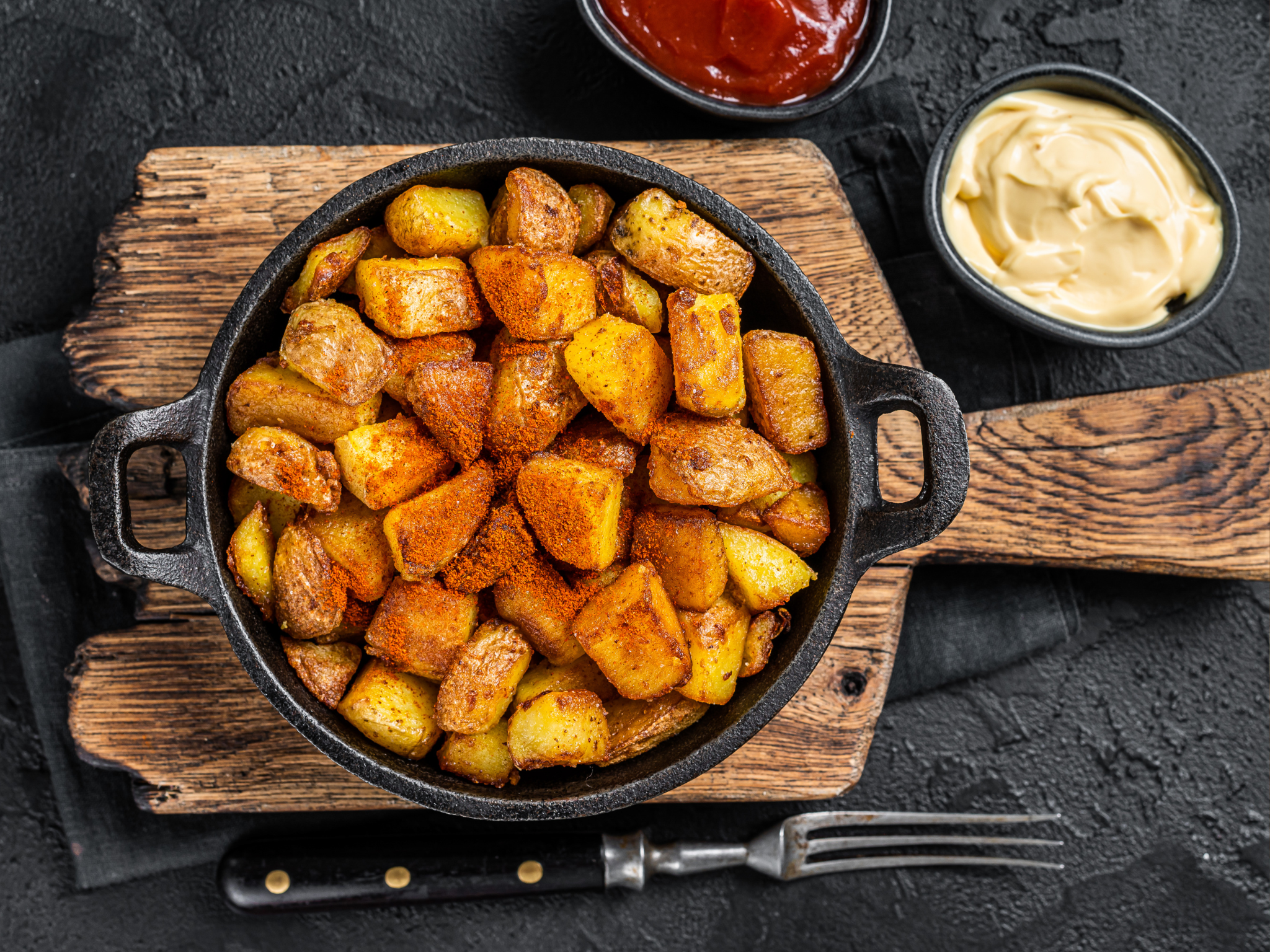gebakken aardappelen