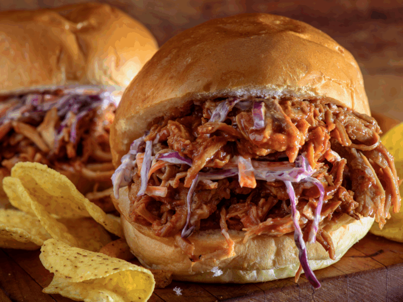 pulled pork broodje